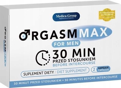 Orgasm Max men kapsułki na mocniejsza erekcję